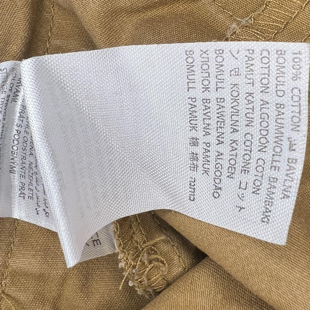 Edikted Khaki Cargo Flare Pants Low Rise Belted Y2K Utility Tan Size Medium - Picture 6 of 8